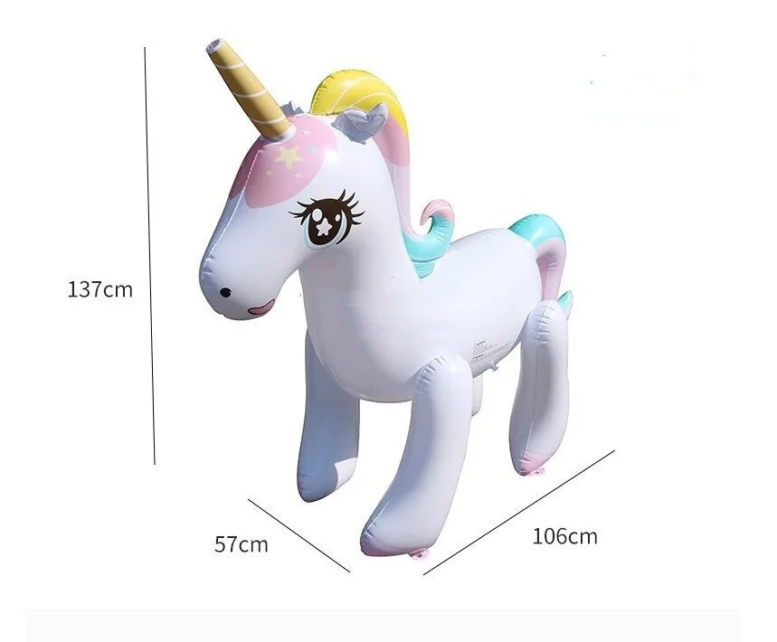 Inflatable Unicorn Water Spray