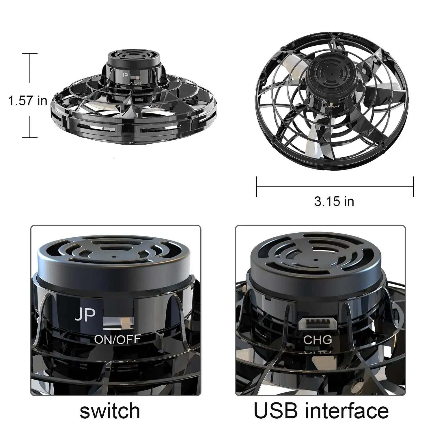 Drone Fly Spinner