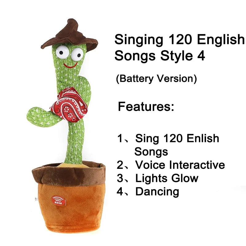 Dancing Cactus Plush Toy